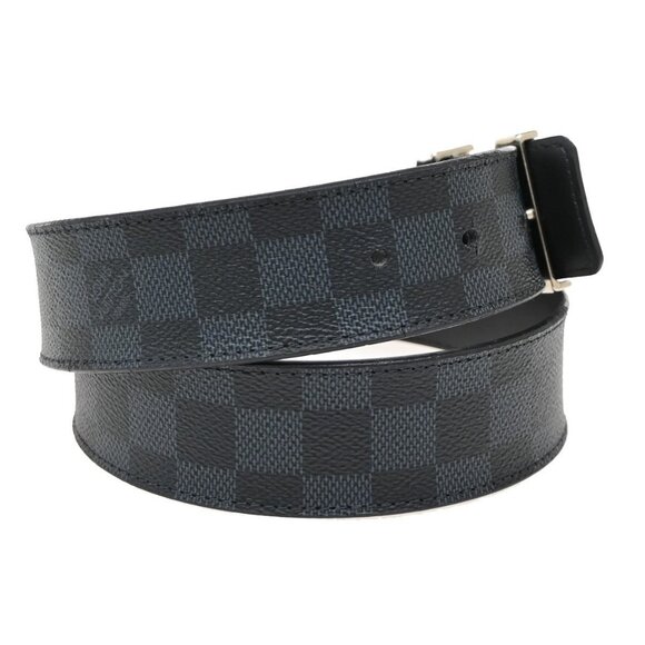 LOUIS VUITTON Ceinture LV Initial Belt 85/34 Damier Cobalt Blue M9210 80EF584 - Picture 5 of 15